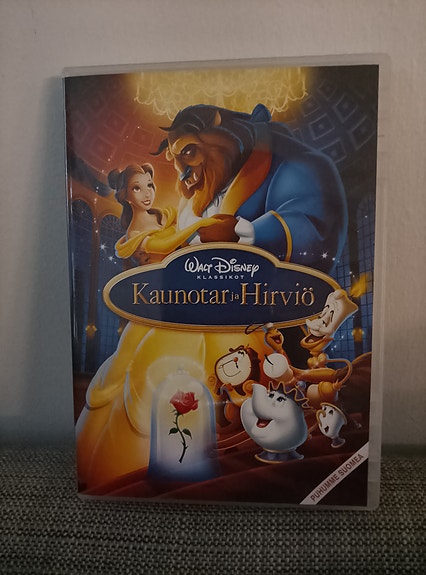 Disney Kaunotar ja Hirviö DVD-elokuva