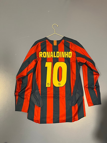 Nike 2005-2006 FC Barcelona Ronaldinho 10 pelipaita XL