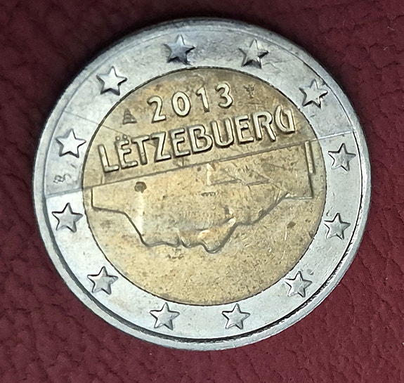 Luxemburg 2 euron kolikko 2013