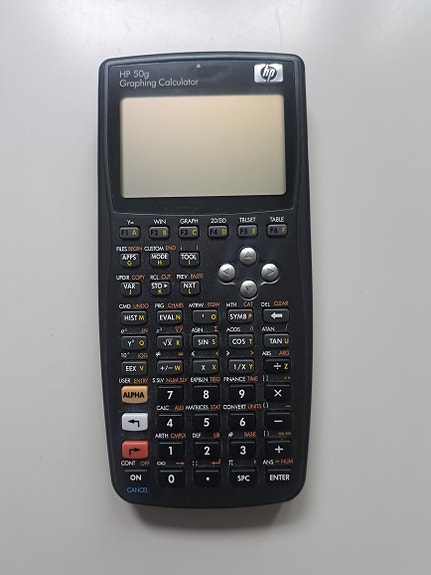 HP 50G graafinen laskin