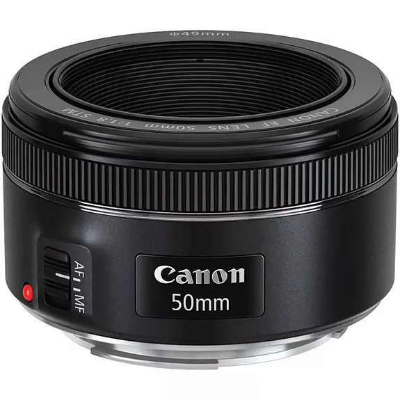 50mm objektiivi + adapteri