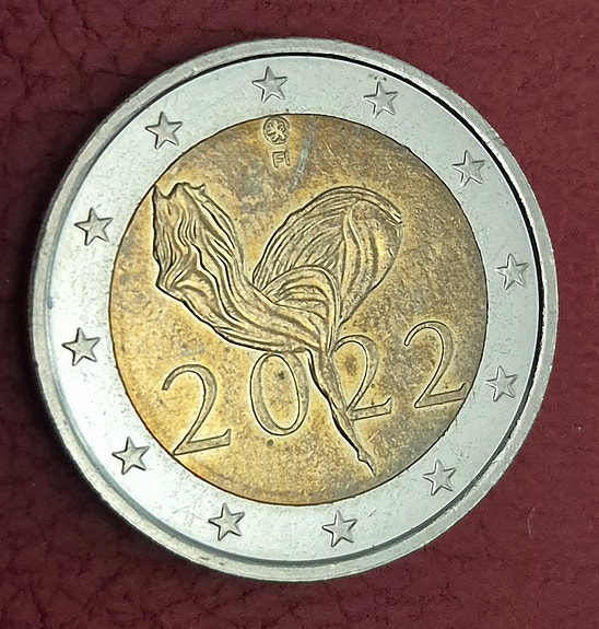 2 euron erikoisraha 2022 Suomi