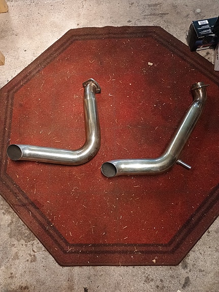 Harley-Davidson Shovel Ruostumattomat putket