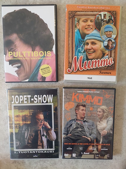 DVD-paketti Pulttibois, Mummo, Jopet-show ja Kimmo