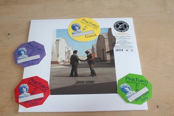 Pink Floyd - Wish You Were Here (Yellow Vinyl) + Backstage Passes - LP-albumi