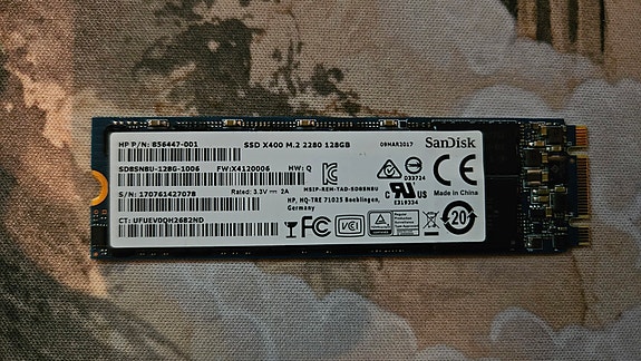 SanDisk X400 M.2 SSD 128 GB