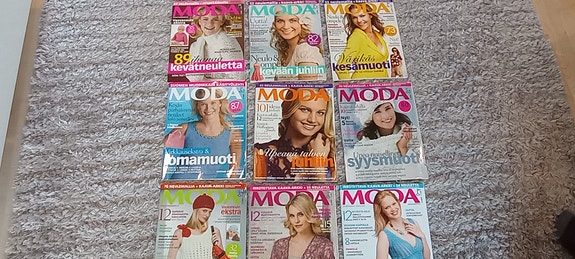 Moda-lehtiä vuosilta 2008-2009