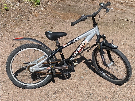 Lasten polkupyörä 20" Insera musta/hopea