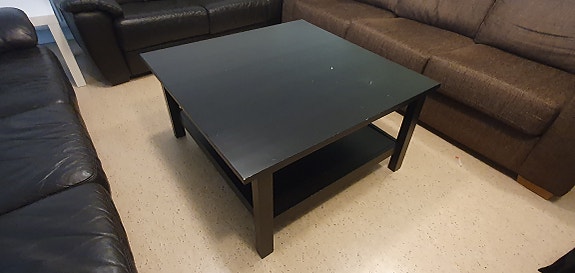 Iso Sohvapöytä, Ikea Hemnes, musta