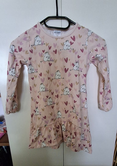 Moomin Muumipeikko ja Niiskuneiti mekko