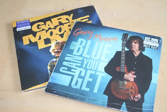 Gary Moore - Live 2LP (Blue Vinyl) + How Blue Can You Get (White Vinyl) -