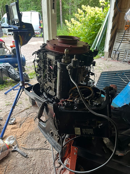 Mercury siniraita 50hv Lyhyt riki