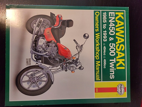 Kawasaki EN 450 & 500 Twins korjausmanuaali