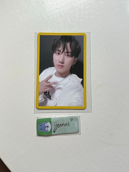 Stray Kids Changbin yellow wood