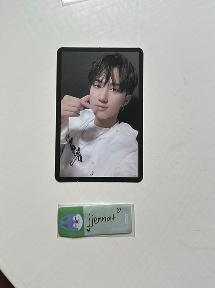 Stray Kids Changbin yellow wood