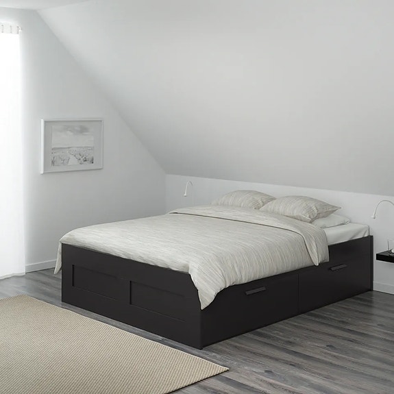 IKEA BRIMNES-sänky ja MALVIK-patja 140cm