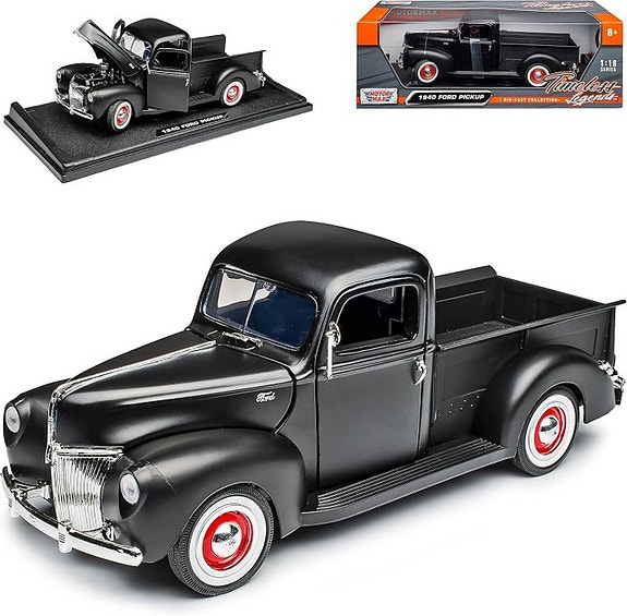 Motormax 1:18 - Pienoismalliauto - Ford Pickup 1940 - Diecast-malli, jossa on