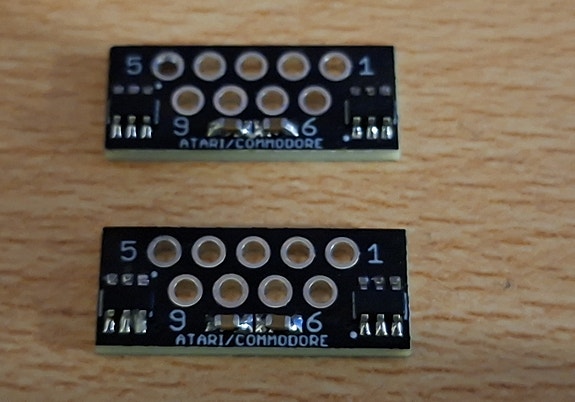 Commodore C64/C128 Joystick portin ESD suojapiirilevy (2KPL)