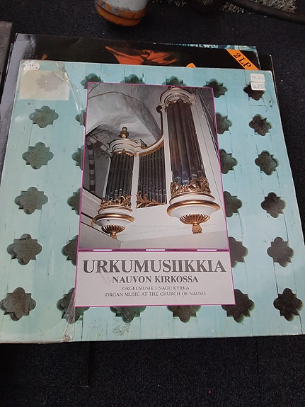 Urkumusiikkia Nauvon kirkossa vinyylilevy