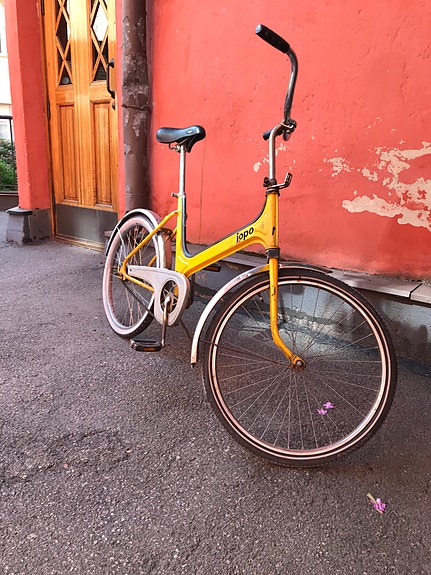 🌟 Keltainen retro JOPO 70-luvulta