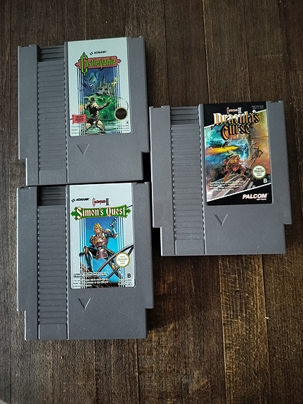 NES Castlevania trilogia PAL Loose
