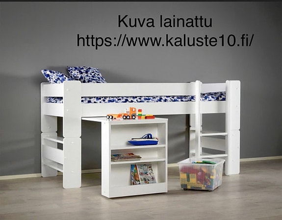 Unipuu pikkuparvi sisäänliukuvalla työpöydällä
