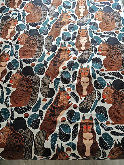 Marimekko Kurre puuvilla/pellava kangas 150x250cm