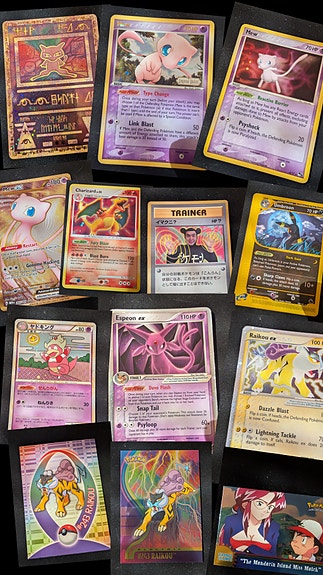 Vanhoja Pokemon kortteja