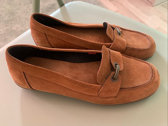Esprit mokkanahkaiset loaferit koko 39 ruskea