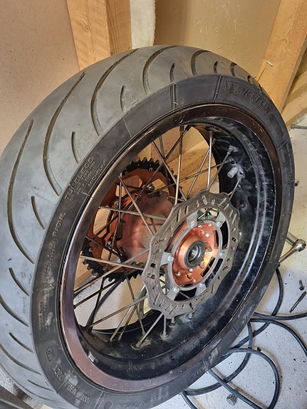 KTM EXC supermoto vanteet