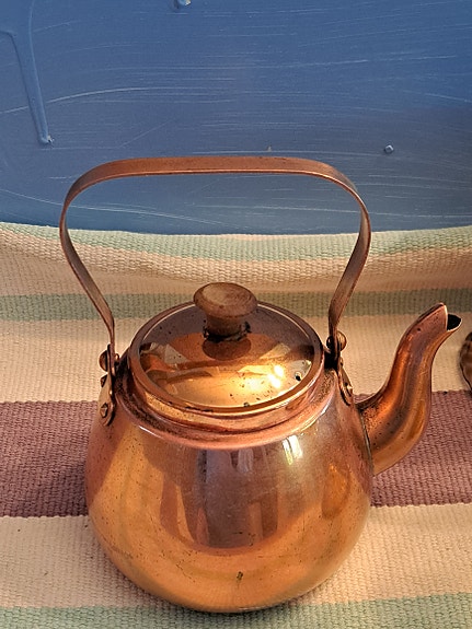 3/4 litran kupari kahvipannu, Made in Portugal