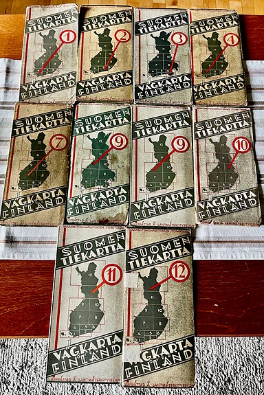 Suomen tiekartta / Vägkarta över Finland -sarja