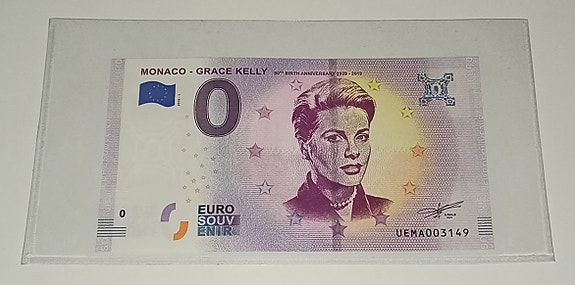 0 Euro Banknote - Monaco Grace Kelly - 2018 - UEMA 3149