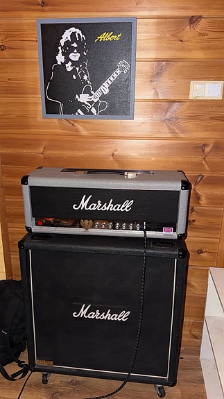 Marshall 2555x 100w Silver Jubilee nuppi