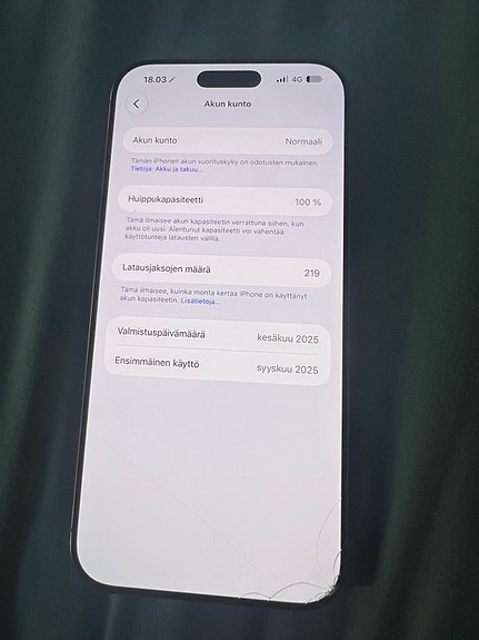 iphone 16 pro max (100% akun kunto)