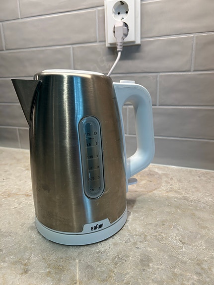 Braun vedenkeitin teräs