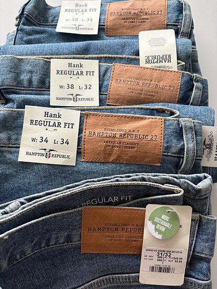 UUDET Miesten farkut Hank Regular Fit (Hampton Republic / KappAhl)