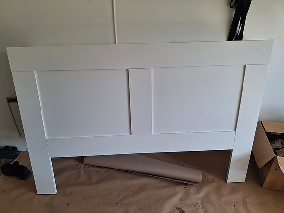 IKEA Brimnes valkoinen sängynpääty