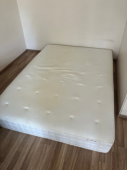 IKEA HYLLESTAD joustinpatja 140x200 valkoinen