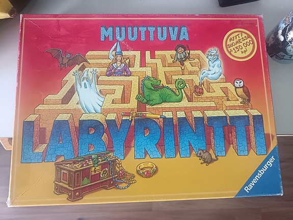 Muuttuva Labyrintti lautapeli
