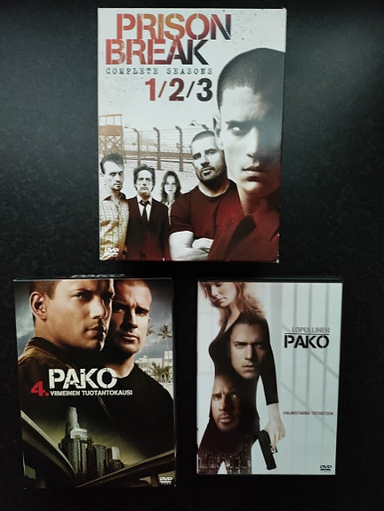 Pako dvd boksit 1-4 + loppuhuipennus dvd