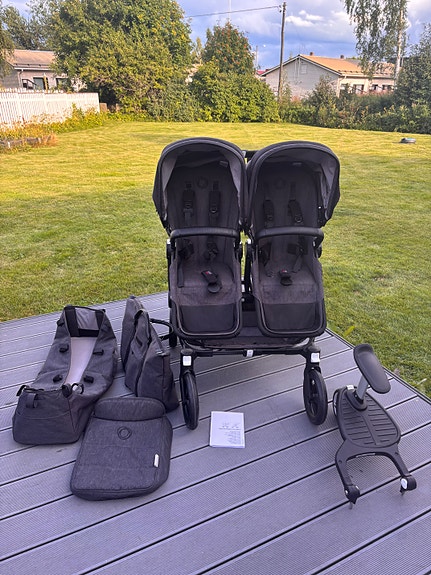 Bugaboo Donkey 5 Duo Mineral Washed Black