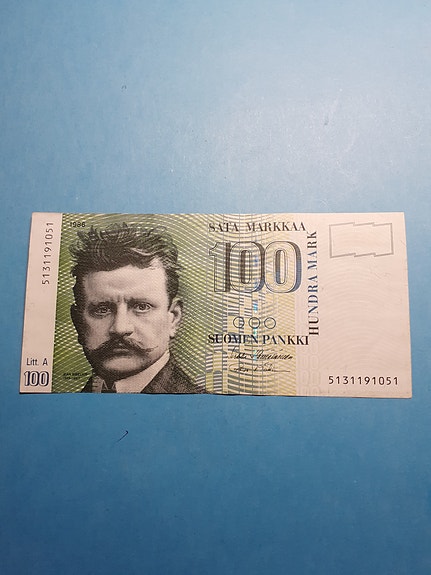 100 mk seteli  1986