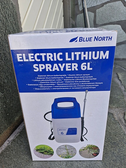 Blue North Electric Lithium Sprayer 6L akkuruisku