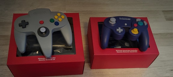 Nintendo Switch N64 ja Gamecube ohjaimet
