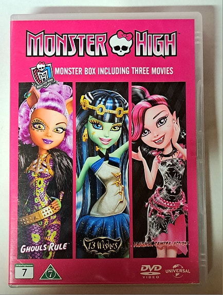 Dvd Monster High box