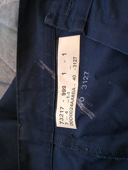 siniset kokin housut koko 40