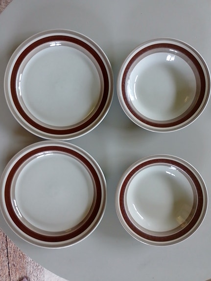 Arabia Pirtti lautaset 4 kpl