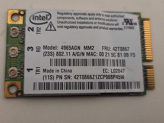 Intel 4965AGN MM2 WiFi kortti kannettaviin