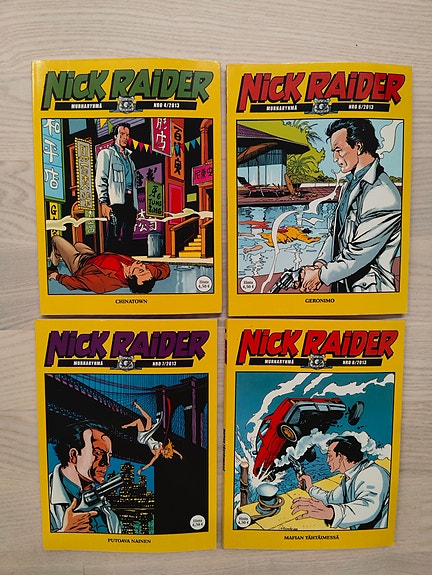 Nick Rairder murharyhmä sarjakuva-albumit